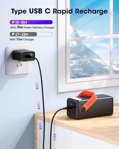 Ultra High-Capacity 70000 m Ah Power Bank – 22.5 W Fast Charging Portable Charger with LED Display & Built-In Flashlight – Ideal for Camping, Travel, and Emergency Use – Multiple Outputs for i Phone, Samsung, i Pad, and More – Stay Connected Anywhere with Long-Lasting Power Solution – Lightweight Design with Convenient Carry Strap and Real-Time Power Monitor – Comprehensive Safety Features Including Overcharge and Short Circuit Protection – Perfect for Outdoor Adventures and Unexpected Power Outages – Includes USB-C Charging Cable and 2-Year Customer Support for Peace of Mind