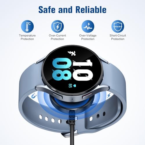 Revolutionary 2-in-1 Samsung Fast Charger: 45 W USB-C Power Hub for Galaxy Watch Ultra & S Series Smartphones | Compact, Travel-Ready Design | Lightning-Fast Charging for Ultimate Efficiency | Universal Compatibility for All Galaxy Devices