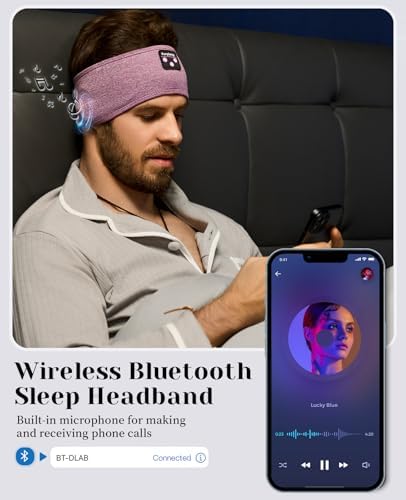 Perytong Wireless Bluetooth Sports Headband Headphones – Ultimate Comfort & Crystal-Clear Sound for Sleep, Yoga & Jogging – Perfect for Insomnia Relief, Meditation, and Easy Device Pairing