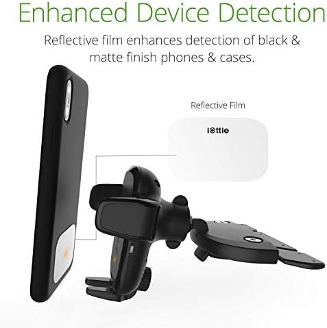 Upgrade Your Driving Experience with the i Ottie Auto Sense 2 Qi Wireless Charging Air Vent Phone Holder – Effortless Auto-Clamping Smartphone Mount for Secure Vehicle Access – Compatible with i Phone, Google Pixel, Galaxy, LG, Huawei & More – Tangle-Free One-Hand Operation for Enhanced Safety and Convenience in Every Journey