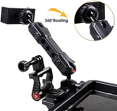 BESTAOO Premium Adjustable Dash Phone Mount for 2021-2025 Ford Bronco – Essential Driver-Side Cell Phone Holder for Effortless Navigation & Communication – Superior Stability with Universal Smartphone Compatibility
