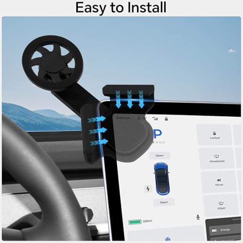 Tesla Phone Mount Holder for Tesla 3/Y/S/X Accessories Screen Holder Center Console Display Phone Accessories – Enhanced Compatibility and Speed