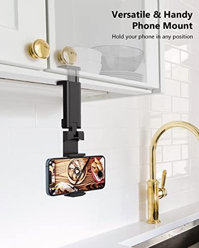 Mii KARE Universal Airplane Phone Holder – Innovative 360-Degree Rotating Smartphone Mount for Ultimate In-Flight Entertainment, Lightweight and Durable Travel Companion for Effortless Viewing on Tray Tables, Perfect for Long Flights and Quick Getaways