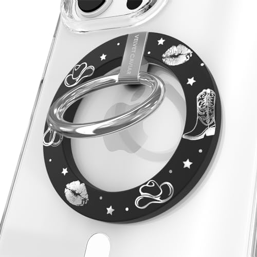 Transform Your i Phone 16, 15, 14, 13, 12 with VELVET CAVIAR’s Amethyst Purple Leopard Mag Safe-Compatible Grip – Stylish Magnetic Ring Holder & Adjustable Stand for Effortless Hands-Free Viewing, Secure Texting, and Enhanced Usability – Elevate Your Mobile Experience with Durable, Lightweight, and Customizable Accessory