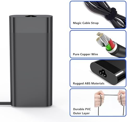 High-Performance 150 W Laptop Charger for HP ZBook, Studio, OMEN, and Pavilion – Optimized AC Adapter with Advanced Protection System and Rapid Charging Capabilities, Compatible with Multiple Models Including ZBook Fury G7/G8 and Elite Book 855 G7, Reliable Power Supply with Built-in Heat Dissipation Technology for Safe Operation and Long-Lasting Use, Includes Power Cord and 24/7 Customer Support