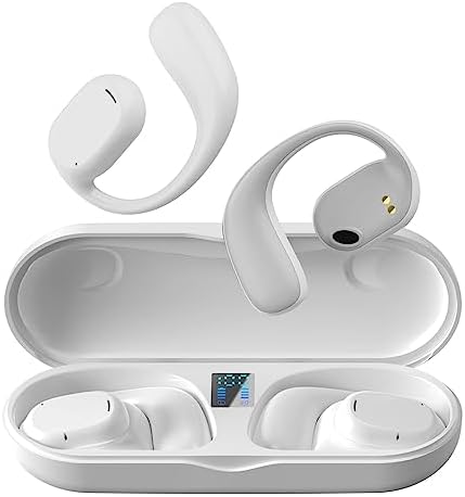 Open-Ear Bluetooth 5.2 Bone Conduction Headphones – Waterproof Wireless Sports Earbuds for Ultimate Comfort and Environmental Awareness During Workouts and Outdoor Adventures