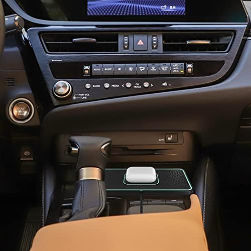 Fast Wireless Car Charger Pad by SANMIDO – Cordless Non-Slip Charging Mat for i Phone 11/12/14/15 & Galaxy S21/S22/S23/S24 – Enhanced Compatibility for Effortless On-the-Go Charging – Sleek Design for Secure Use in Any Vehicle
