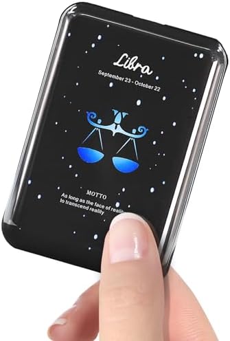 Compact 10000 m Ah Mini Power Bank – Fast Charging Portable USB-C Charger with Virgo Constellation Design for i Phone, Samsung, and Tablets – Ideal Gift for Tech Enthusiasts and Festival Celebrations – Enhanced Portability and Efficiency