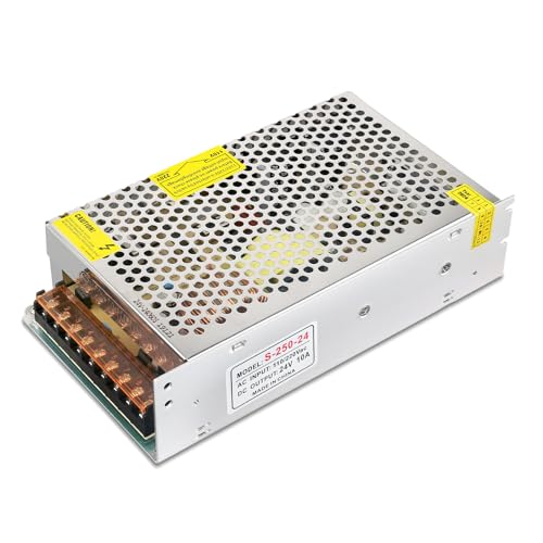 Universal 24 V 10 A AC/DC Power Supply Adapter – 240 W High-Efficiency Switching Converter for LED Lighting & CCTV Systems – Superior Voltage Stability with Advanced Safety Features for Secure Device Performance