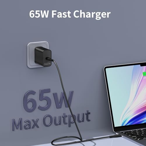 65 W USB-C Fast Charger Block Duo – Compact Power for Laptops, Phones, and Tablets – Enhanced Compatibility with Quick Charge Technology – Ideal for Travel and Office Use – Reliable Safety Features with 18-Month Warranty – Perfect Gift for Tech Enthusiasts
