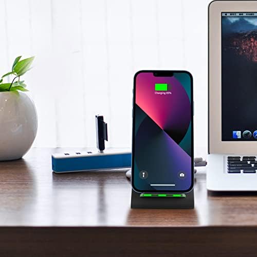 Ultimate 3-in-1 Wireless Charging Station for Apple Devices – Qi-Certified Fast Charger for i Phone 14/13/12/11/X Series, Apple Watch 7/SE/6/5/4/3/2, and Air Pods Pro – Sleek, Space-Saving Design with Adapter for Optimal Performance and Enhanced Charging Efficiency