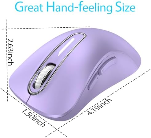 Upgrade Your Workflow with the Memzuoix 2.4 G Wireless Mouse – Ergonomic and Portable 1400 DPI USB Mouse for Laptop, PC & Desktop | 5 Customizable Buttons for Ultimate Control | Ideal for Professionals and Casual Users Alike