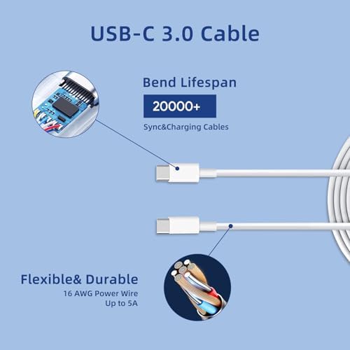 Power Up Your Devices with the 140 W USB-C Fast Charger for Mac Book Pro & More – High-Efficiency Adapter with 6.6 ft Cable, Exceptional Speed & Universal Compatibility for All USB-C Gadgets – Safe, Reliable, and Smart Charging Solution – Fully Charges Mac Book Pro 16″ in Just 1 Hour 20 Minutes, Ideal for i Pad Pro, Samsung Galaxy & Laptops – Built-In Safety Features for Overload, Short Circuit, and Overheating Protection – Experience Premium Performance and Quality with Our One-Year Guarantee and Dedicated Customer Support