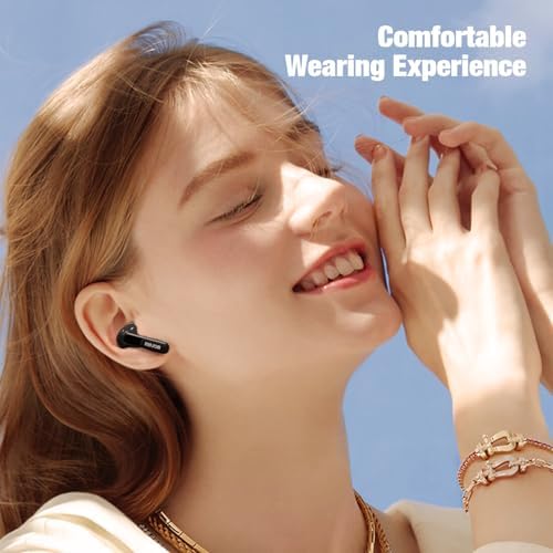 Premium Hybrid Active Noise Cancelling Wireless Earbuds with 6-Mic ENC Technology for Crystal-Clear Calls, 30-Hour Extended Battery Life, and Deep Bass – Stylish White Finish with Lightning-Fast Bluetooth 5.4 for Unmatched Comfort and Superior Sound Experience