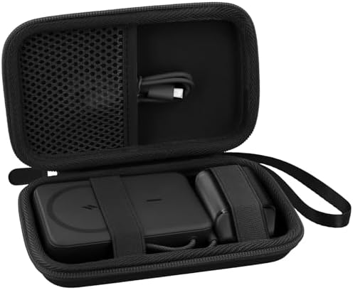 Premium Hard Travel Case for Anker Zolo Magnetic Power Bank – Co2 CREA Shockproof Protection for 5,000 m Ah & 10,000 m Ah Mag Safe Battery Packs – Lightweight & Stylish White Charger Accessory for On-the-Go Convenience