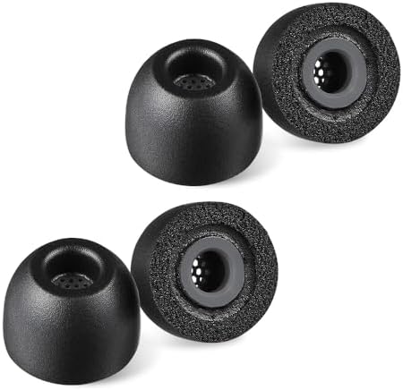Experience Next-Level Audio Comfort with AZLA Foamax Standard (ML) Memory Foam Earbud Tips – Superior Noise Isolation and Enhanced Fit for Sony, Beats, Samsung, and Skullcandy Wireless Headphones – Premium Replacement Tips Boosting Sound Quality and Reducing Listener Fatigue