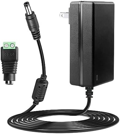 Universal 12 V 3 A Power Supply Adapter Set – Dual 36 W AC to DC Transformers for LED Strip Lights, CCTV, and Routers – Reliable Performance & Global Compatibility (2-Pack)