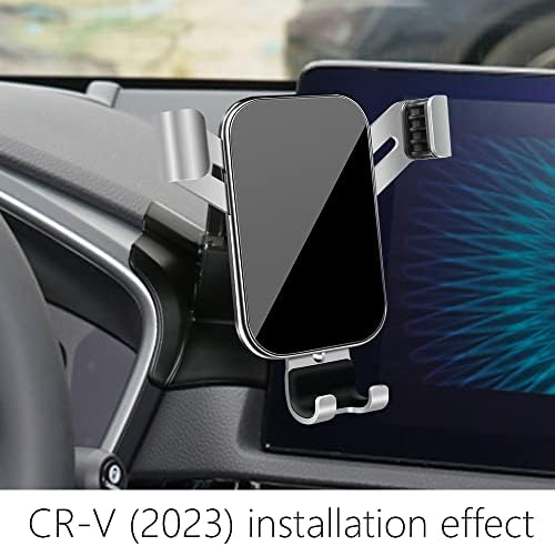 LUNQIN Premium Car Phone Holder for Honda CR-V & CR-V Hybrid (2023-2025) – Secure Mobile Cradle for Hands-Free Navigation, Charging, and Easy Access – Ultimate Auto Interior Accessory for Drivers Seeking Safety and Convenience