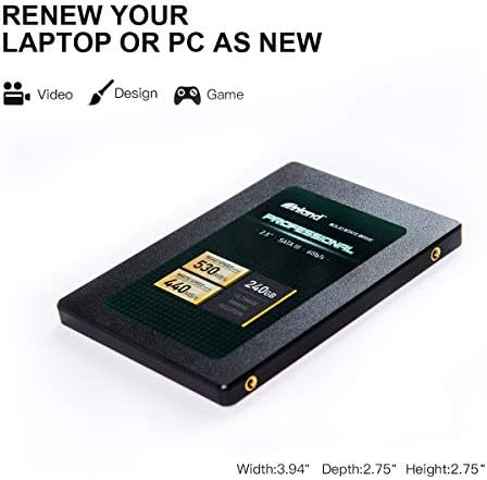 Unlock Lightning-Fast Performance with INLAND Professional 1 TB SSD – Cutting-Edge 3 D NAND SATA III 6 Gb/s 2.5″ Internal Solid State Drive for Ultimate Reliability and Versatile Compatibility