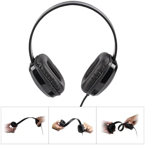 Transform Your Listening with Cyber Acoustics ACM-6005 C USB Over-Ear Headphones – Perfect for Home, Office, and Classroom Use – Enjoy Effortless Plug-and-Play Setup, Ultimate Comfort, and Noise-Canceling Clarity for Enhanced Communication and Focused Audio Experiences