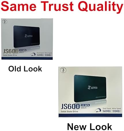 Boost Your Computing Power with the LEVEN JS600 512 GB SATA III SSD – Experience Blazing 560 MB/s Speeds, Enhanced 3 D NAND Durability, and Seamless Compatibility for Laptops & Desktops – Ideal for Gamers and Professionals Desiring Reliable Performance Solutions