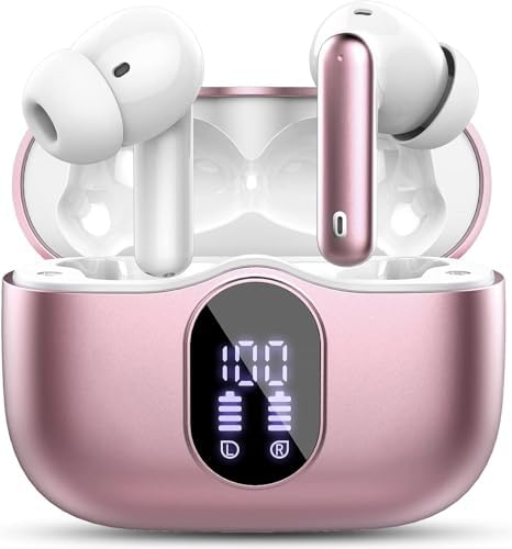 Advanced Bluetooth 5.4 Wireless Earbuds with IP7 Waterproofing and Noise-Canceling Microphone – 36 Hours Playtime for Immersive Stereo Sound During Sports, Travel, and Daily Commutes – Ultimate Comfort and Durability for Active Lifestyles and Music Enthusiasts