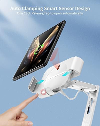Dual-Function Wireless Charging Station for Samsung Z Fold Series & Galaxy Buds – Premium Aluminium Alloy Fast Charger with 20 W Adapter, Efficient 3-Coil Design for Seamless Charging Experience, Perfect for Home, Office, or Travel