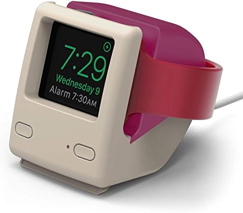 Elevate Your Charging Experience with the elago W4 Stand – Premium Compatibility for All Apple Watch Series 1-10 (38 mm to 46 mm) – Stylish, Durable, and Efficient Charging Dock for Smartwatches – Perfect for Nightstands, Desks, and Travel – Non-Slip Base for Stability and Elegance