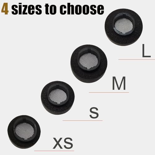 Premium Memory Foam Earbud Tips for Samsung Galaxy Buds3 Pro – Superior Comfort & Noise Isolation Replacement Tips, 3 Pairs in Black, Small Size – Optimize Your Listening Experience with Enhanced Fit and Sound Quality