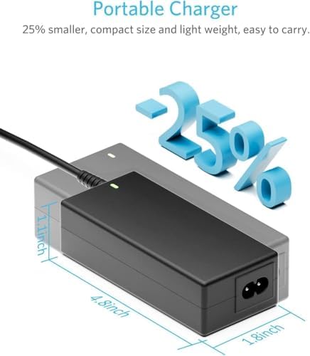 Universal 65 W USB-C Laptop Charger for HP, Dell, Lenovo, Asus, Acer, Toshiba, Samsung – Enhanced Compatibility with Multiple Ports, Fast Charging & Safety Features for Mac Book Pro, Chromebook & Ultrabooks – Includes Power Cord & Connectors with 12-Month Warranty