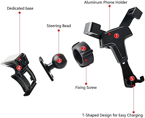 Toyota Camry Hybrid Phone Holder Mount – Advanced Gravity Cradle for Seamless Smartphone Navigation and Hands-Free Calling – Durable Air Vent Accessory for Optimal Visibility and Enhanced Compatibility