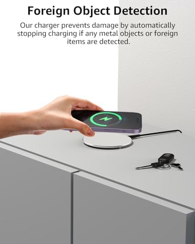 TOZO 2025 Upgraded 15 W Max Fast Wireless Charging Pad – Sleek Rose Red Design for i Phone 16/15/14/13/12 Series & Samsung Galaxy S24/S23/S22 – Ultimate Wireless Power Solution for Busy Lifestyles – Efficient, Portable & Compatible Charging Experience