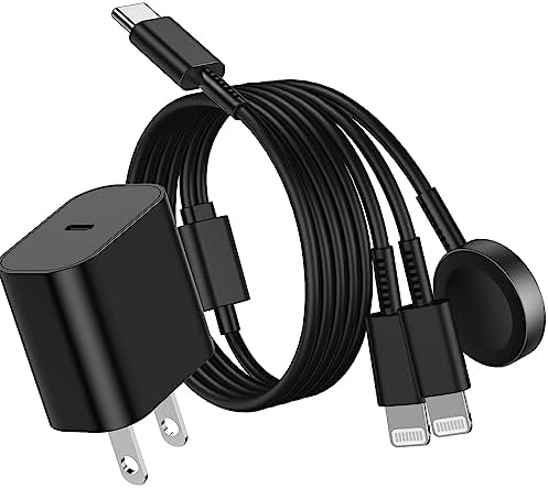 Premium 5 W Fast Charging USB C Cable for Apple Watch – 6 ft Magnetic Charger, MFi Certified, Compatible with Series SE2/8/7 & All Sizes 38 mm to 45 mm – Reliable & Efficient Power Solution for On-the-Go Users