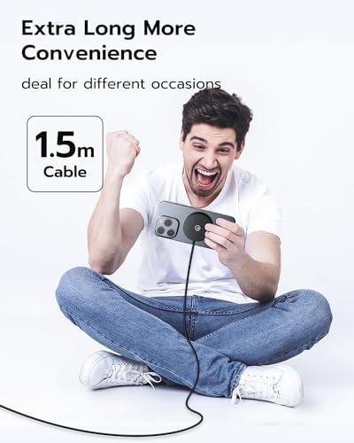 Revolutionize Your Charging Experience with the New Q 15 W Magnetic Wireless Charging Pad – Dual Pack for i Phone 16/15/14/13/12 Series, Mag-Safe Compatible, Fast & Secure Charging, Sleek Design with Safety Features