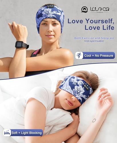 Ultimate Bluetooth 5.4 Sleep Headband Headphones – Designed for Side Sleepers, Unmatched Comfort for Active Lifestyles, Superior Sound Quality, Ergonomic Fit for Enhanced Relaxation, Ideal Tech Gift for Music and Podcast Enthusiasts