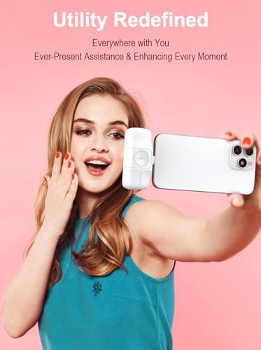 Travel Essentials Dual Mini Power Bank Set – 4500 m Ah Portable Charger for i Phone 14 & Apple Watch – Compact Fast Charging Solution in Sleek Black & White – Ideal Travel Accessory for On-the-Go Tech Users