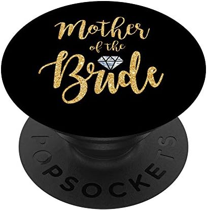 Cherished Mother of the Bride Pop Socket Grip – Unique Wedding Day Gift for Moms – Stylish & Functional Phone Stand for Bridal Party – Universal Fit for Smartphones & Tablets – Memorable Keepsake for Lasting Love and Joy