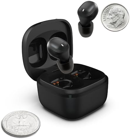 Coby Mini True Wireless Earbuds – Ultra-Compact Bluetooth Earbuds with 12-Hour Playtime, Built-in Microphone, and Lightweight Design for All-Day Comfort – Perfect for On-the-Go Music and Calls (White)