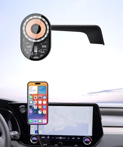 Lexus NX/RX Hybrid 2022-2025 Premium Wireless Charging Phone Holder – 360° Rotating Car Mount with Mag Safe Compatibility for 9.8-Inch Displays – Ultimate Convenience and Secure Access for Modern Drivers