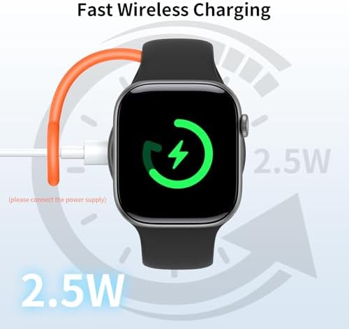 Mcdodo Magnetic Fast Charger for Apple Watch – Ultra-Portable Wireless Charging Hub with Dual USB-C & Lightning Compatibility – Rapid Power Solution for All Series Including Ultra & SE – Sleek, Lightweight Design Perfect for Active Lifestyles and On-the-Go Charging