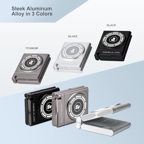 Ultra-Fast Foldable Wireless Charging Station for Apple Devices – 4-in-1 Multi-Device Charger with Mag Safe Compatibility, Lightweight Aluminum Alloy Design, Ideal for Travel & Home Use, Includes Built-in Charging Indicator for Enhanced Convenience and Style