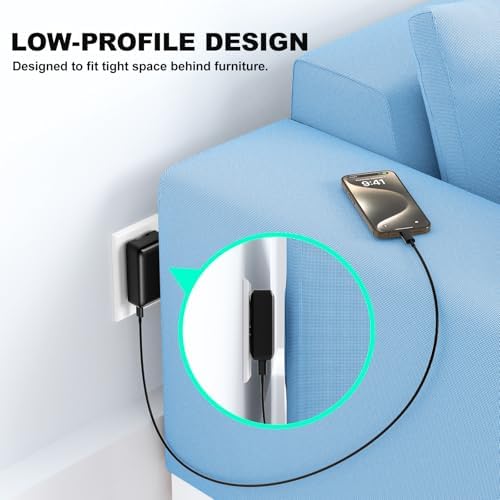 Excgood 40 W Ultra-Fast Multi-Port USB Wall Charger – Compact Foldable Power Adapter for Fast Charging i Phone 16/15/14/13, Galaxy S24, and More – Versatile 4-Port USB & USB-C Hub for Effortless Device Powering Anytime, Anywhere