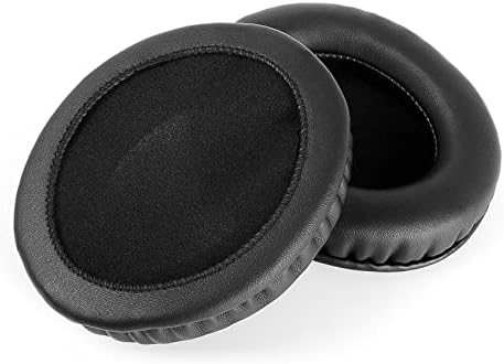 Upgrade Your Comfort: YDYBZB BKM200 Protein Leather Ear Pads for Makemate Wireless TV Headphones – Premium Replacement Cushions for Enhanced Sound Quality and Ergonomic Fit in Sleek Black