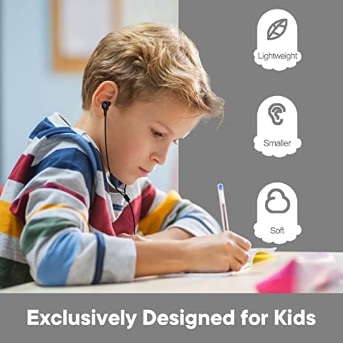Bulk School Earbuds Headphones – 100 Pack HY400 Black – Premium Quality Audio for Classroom Learning – Comfortable & Durable Earphones for Kids, Teens, and Adults – Versatile Compatibility for Enhanced Educational Engagement