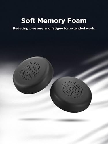 Lenovo Wireless Vo IP Headset Replacement Earcups – Premium Comfort Memory Foam Design with Noise Isolation for Gaming & Professional Use, Effortlessly Upgrade Your Headset Compatibility for Enhanced Audio Experience