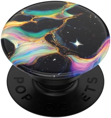 Vibrant Mag Safe Rainbow Glass Pop Socket Grip & Stand – Secure Hands-Free Kickstand for Effortless Wireless Charging and Enhanced Smartphone Functionality