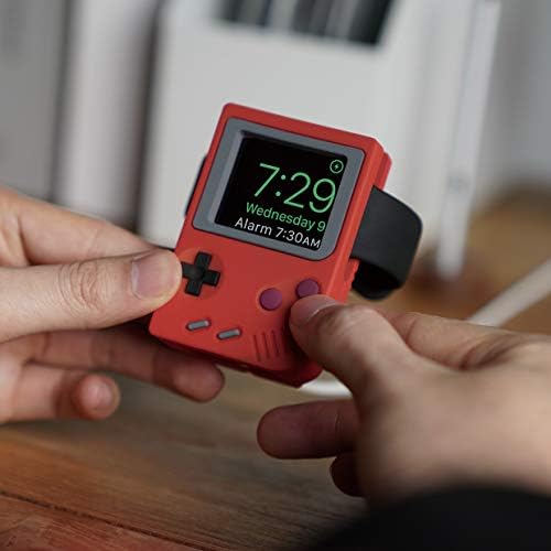 elago W5 Apple Watch Charging Stand – Premium Vintage Dock for i Watch Series 1-10 (38 mm to 46 mm) – Enhanced Stability and Seamless Notification Access for Smartwatch Users – Sleek Minimalist Design for Home and Office