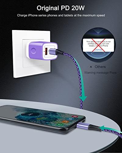 20 W Dual-Port USB-C Wall Charger – Fast Charging Power Adapter for i Phone, Samsung Galaxy, Google Pixel, and More – Compact & Reliable Power Delivery for Simultaneous Device Charging – Essential Tech Accessory for Home & Travel