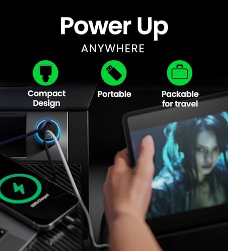 Infina Core 130 W USB Car Charger – Ultra-Fast Multi-Port USB-C & USB-A Vehicle Power Adapter – Essential On-the-Go Charging Solution for Phones, Tablets, Laptops – Universal Compatibility with i Phone, Samsung & More – Compact Design for Effortless Portability