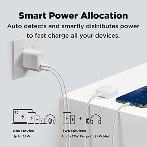 Experience Unmatched Charging Efficiency with Innergie SE3 30 W USB-C Fast Charger – Versatile Power Adapter for i Phone 16, Samsung S24, Mac Book Air & More – Advanced SFC 2.0, PD 3.0, QC 4+ Compatibility with Safety Features for Optimal Device Protection – Compact & Portable Design for On-the-Go Power Solutions – Elevate Your Charging Experience Today!